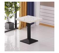 ZCXMNL Mesa de Centro Cuadrada for 2-4 Personas, mesas negociación Comedor Madera, for Bar exposición Informal, recepción, Tienda, té con Leche(F,60x60x75cm)