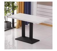 ZCXMNL Mesa de Centro Cuadrada for 2-4 Personas, mesas negociación Comedor Madera, for Bar exposición Informal, recepción, Tienda, té con Leche(A,120x60x75cm)