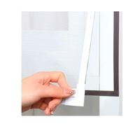 ZCXMNL Mosquitera Magnética Ajustable For Ventana, con Marco Negro, De Fibra De Vidrio, 50 Tamaños(50x140cm)