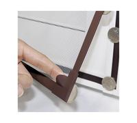 ZCXMNL Pantalla Magnética Ajustable For Ventana, Tamaño Máximo, Compatible con Cualquier Tamaño Pequeño, con Marco Blanco, Malla Ignífuga, Ranura For Tarjeta, 45 Tamaños(110x190cm)