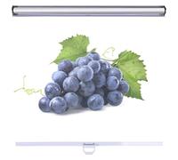 ZCXMNL Persiana Enrollable De Plástico Genérica con Asa, Cortina Transparente PE For Refrigerador, Vitrina, Supermercado, Fácil Instalación, No Porosa(105x170cm)