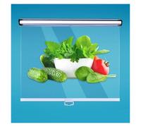 ZCXMNL Persiana Enrollable De Plástico Genérico PE Transparente con Asa For Vitrina Refrigerador, Cortina Supermercado Fresca, Fácil Instalación(W150xH170cm)