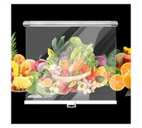 ZCXMNL Persiana Enrollable De Plástico Genérico PE Transparente con Asa For Vitrina Refrigerador, Cortina Supermercado Fresca, Fácil Instalación(W150xH170cm)