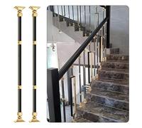 ZCXMNL Poste De Barandilla Escalera, Elegante Columna Balaustres Decorativos, Remodelación Repuesto, Aleación Aluminio Y Magnesio, For Cubierta, Balcón(A,2PCS)