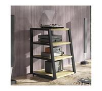 ZCXMNL Reproductor De CD con Soporte Multimedia AV De 2.3.4 Niveles, Gabinete De Almacenamiento Moderno, Estantes For Consola De Juegos con Bastidor De Audio, Marco Metálico(Beige,H82cm)