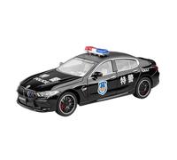 ZCYYUE Modelos a Escala 1:24 para BMW M8 Aleación Modelo De Coche De Policía Simulación Colección Juguetes Adornos Simulación de cupé(Negro)