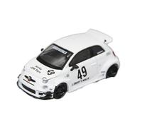 ZCYYUE Modelos a Escala Mini GT Blanco 1:64 Modelo De Auto Deportivo Abarth 595LB Carrocería Ancha Adecuado para Lamborghini Simulación de cupé(Taglia Unica)