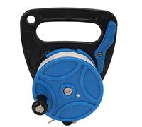 ZCZDHNA Diving Reel with 83m Nylon Line | High Performance Anchor Rope Spool for Cave/Exile Diving/Snorkeling | Sturdy PC Build & One - Hand Control (Blue Wheel)