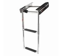 ZCZDHNA Escalera de Cubierta Marina Escalera telescópica de 2 escalones de Acero Inoxidable para Plataforma de baño de Barcos