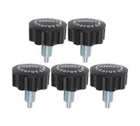 ZCZDHNA Exercise Equipment Ball Knob M16 | 5PCS Spring Pull Pin for Exercise Bikes/Training Machines | Universal 16mm Replacement Knob for Strength Equipment & Weight Benches