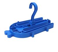 ZCZDHNA Heavy Duty Wetsuit Hanger | Fast Dry Folding Design Helps Avoid Deformation | Surfing Scuba Diving Wet Suits/Boots/Gloves Storage | ABS Material, 360 Rotating Hook (Blue)