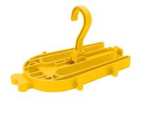 ZCZDHNA Heavy Duty Wetsuit Hanger | Fast Dry Folding Design Helps Avoid Deformation | Surfing Scuba Diving Wet Suits/Boots/Gloves Storage | ABS Material, 360 Rotating Hook (Yellow)