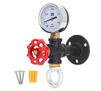 ZCZDHNA Industrial Pipe Coat Hook Rack | Sturdy Wall Mounted Holder for Coats/Hats/Towels | Rustic Iron Hanger for Home, Bathroom & Office (Style A)