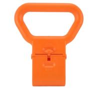 ZCZDHNA Kettlebell Grip Convert Dumbbells to Kettlebells | Adjustable Handle for Dumbbells up to 50lbs | Portable Gym Equipment for Home/Outdoor/Travel Exercise Training | Orange