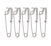 ZCZDHNA Long Line Fishing Clips | 5PCS Stainless Steel Snap Swivels for Saltwater/Freshwater/Surf Fishing | Hard - Wearing Quick Change Connectors (2.6 * 100MM)