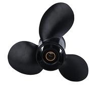 ZCZDHNA Mariner Black Outboard Propeller 9.25X11 | 3 Blades Aluminum Alloy Boat Prop for Smooth Functioning/Fuel Efficiency | Effective Marine Propeller Replacement