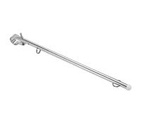 ZCZDHNA Stainless Steel Boat Flag Pole | Polished Marine Yacht Hardware | Weatherproof Rail Mount Flagpole for Boats/Yachts/Ships | Easy Installation & Long - Lasting Design
