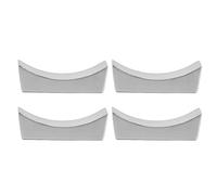 ZCZDHNA Stainless Steel Chopstick Rest Set | 4Pcs Boat Shape Cutlery Holder for Chopsticks/Spoons/Forks | Sanitary Tabletop Protection with Non - Slip Design | 304 Stainless Steel