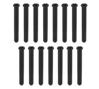 ZCZDHNA Tennis Racket String Protectors 15pcs | Nylon Wire Protection Tubes | Replacement Grommets for Badminton/Squash/Padel Rackets | Resilient Stringing Tools (4.0 * 35mm)