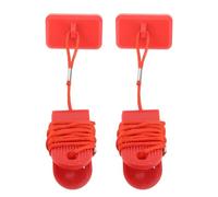 ZCZDHNA Treadmill Safety Key Emergency Stop Switch Universal Round Shaped Security Lock Key Compatible with Icon Johnson Yijian JUNXIA Decathlan AD Durable ABS Construction 2PCS