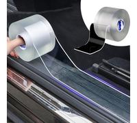 ZCZMAD 5M Tira Umbral Coche para Mercedes Benz GLC Coupe C254, Protectoras de Umbral de Coche, Protector Umbral de Puerta de Coche,A-Transparent