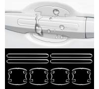 ZCZMAD 8pcs Protectores de arañazos de la manija de la Puerta del Coche,Compatible para Audi A4 Avant B8 8K5, Auto Parts