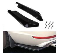ZCZMAD Coche Esquina de alerón Trasero Trasera Labios para Benz SLK, Separador Labios para Aleta Parachoques Trasero Difusor,A-Black