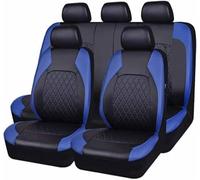 ZCZMAD Funda Asientos Coche para BMW F10 E36 E39 E30 X3 E83 E90 E60 X5 E53 F30 E34 X5 E70 2000-2023, Cuero Fundas Asientos Coche Delanteros y Traseros, Compatible con Airbag,B-Blue