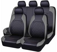 ZCZMAD Funda Asientos Coche para BMW F10 E36 E39 E30 X3 E83 E90 E60 X5 E53 F30 E34 X5 E70 2000-2023, Cuero Fundas Asientos Coche Delanteros y Traseros, Compatible con Airbag,C-Grey