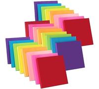 ZCZN Notas Adhesivas,Pack de 24 Bloc de notas,76 x 76 mm,100 Hojas por Bloc,Total de 2400PCS,8 Colores