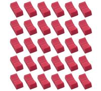 ZCZQC 30 pomos para mezclador de consola, color rojo, potenciómetro, mezclador de consola, perilla deslizante para mezclador de guitarra, ajuste de volumen, brillo, potenciómetro deslizante recto