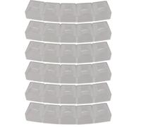 ZCZQC 30 tapas antipolvo de cabeza de cristal macho RJ45 transparente para cable de red, cubierta antipolvo para enchufe Ethernet, cubierta de conector de cable