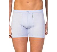 ZD ZERO DEFECTS | Bóxer Abierto Helios | Algodón Egipcio Premium | Talla: XXL - Color: Celeste