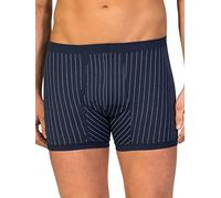 ZD ZERO DEFECTS | Bóxer Abierto Helios Diplomático | Confort y Elegancia en Algodón Egipcio | Talla: L - Color: Azul Marino