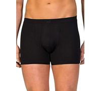 ZD ZERO DEFECTS | Bóxer Abierto Hilo de Soja | Confort Premium y Sostenible | Talla: M - Color: Negro
