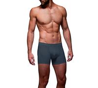 ZD ZERO DEFECTS Boxer de algodón orgánico Transpirable - Color Blanco/Gris Plomo- Tallas Disponibles de la 44 a la 64