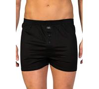 zd ZERO DEFECTS Calzoncillo boxer 'Button Boxer Mercerized Cotton' negro S negro