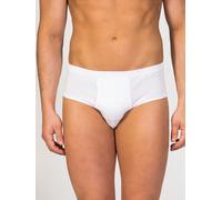 zd ZERO DEFECTS Braga 'Brummel Fly Front Brief Mercerized Cotton' blanco S blanco