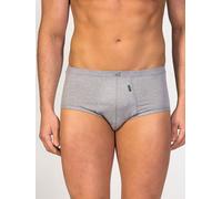 ZD ZERO DEFECTS | Slip Senior Abierto Elegante | Confort Algodón Premium | Talla: 2XL - Color: Gris