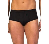 ZD ZERO DEFECTS | Calzoncillo Slip Algodón Soja Abertura | Talla Grande | Talla: 6XL - Color: Negro