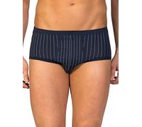zd ZERO DEFECTS Braga 'Senior Prinstriped Fly Front Brief' navy M navy
