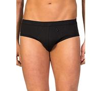 ZD ZERO DEFECTS | Slip Mini Hombre - Hilo de Soja | Transpirable y Confort | Talla: 2XL - Color: Negro