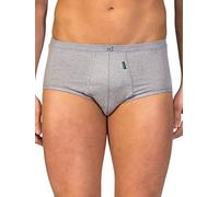 ZD ZERO DEFECTS | Slip Senior Abierto Elegante | Algodón Premium y Comodidad Sin Costuras | Talla: M - Color: Gris