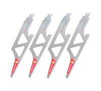 ZDAGELD 12 Hojas de Sierra Alternativa para Poda de Madera 6TPI, Diente Japonés, Acero Endurecido, Vida útil 3 Veces Más Larga, Borde de, Troncos Húmedos y (Juego de hojas de sierra alternativa 4