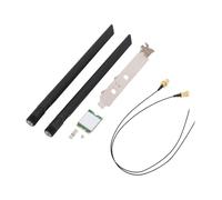 ZDAGELD Adaptador Inalámbrico Tri Band WiFi 7, Chipset RTL8922AE, Velocidades de hasta 6338 Mbps, 5.4, Antena Dual de 8 DBi, Soporte para 10 11, Cifrado WPA4 con OFDMA + MU MIMO para