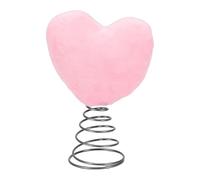 ZDAGELD Adorno para árbol de San Valentín, Adorno en Forma de Corazón, Decoración de árbol de Navidad para Fiesta, Boda, Hogar con Elegancia de Amor Romántico, Diseñado para Infundir un (Rosa)