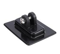 ZDAGELD Base de Montaje de Toldo Inflable para Bote, Base de Montaje de Cubierta de Parasol de Nailon de PVC Negro para Cabeza en Forma de T y U con Tornillos y Adhesivo, Adecuada para