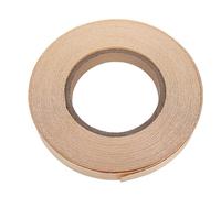 ZDAGELD Cinta para Bandas de Bordes de Madera de Abedul de 19 Mm, Rollo de Tira de Chapa Activada por Calor, Restauración de Muebles de Gabinete con Hierro para Molduras, 15 M de