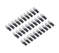 ZDAGELD Clips de Empalme Rápido Tira de Luz LED 18 16 AWG con Conector de Cable de 1 Pin, Hebilla de Bloqueo, sin Pelar para Cable Eléctrico, Diámetro de Orificio de 3 Mm