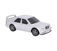 ZDAGELD Coche RC Drift 1/43, Carreras de Alta Velocidad con Tracción en Las 4 Ruedas con Luces y Obstáculos, 25 KM/H, Control Remoto 2,4G, Distancia de 25 a 30 M, Batería de 240 MAh, (Plata)